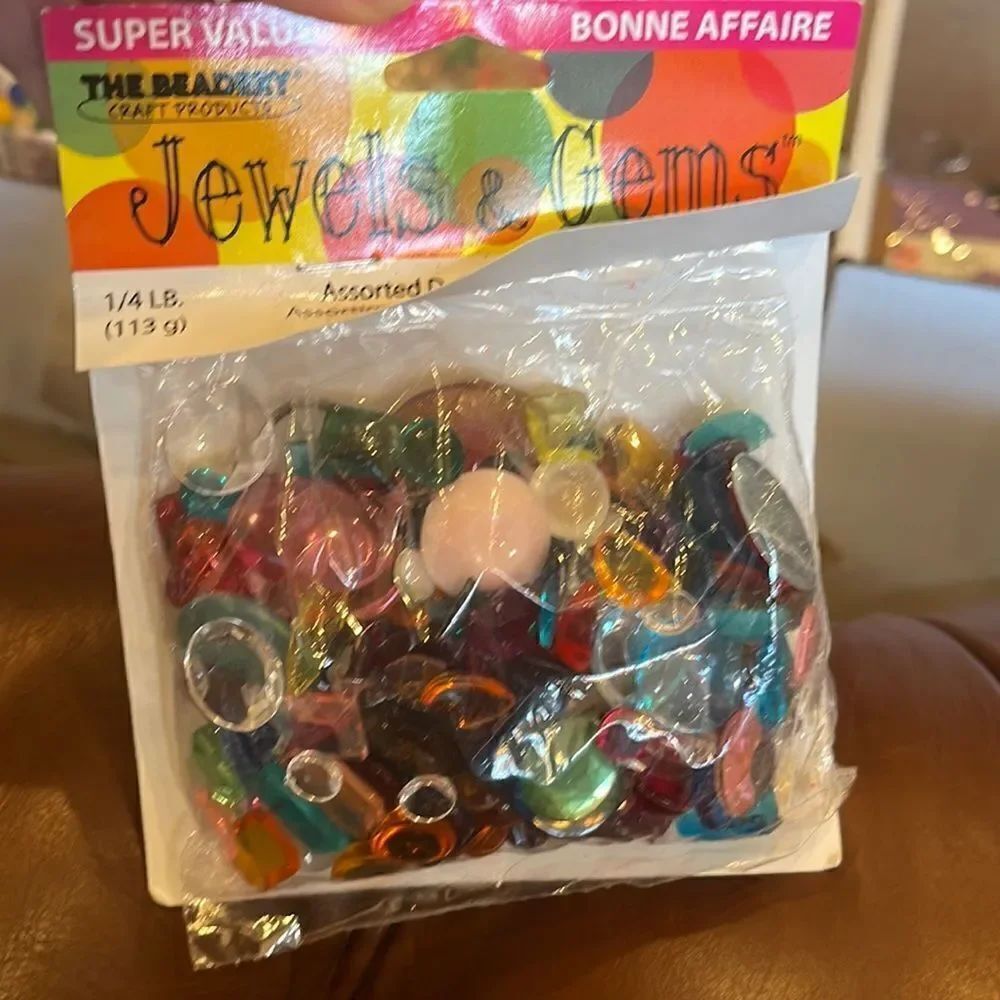 ASSORTED FLATBACK Beads & Gems!